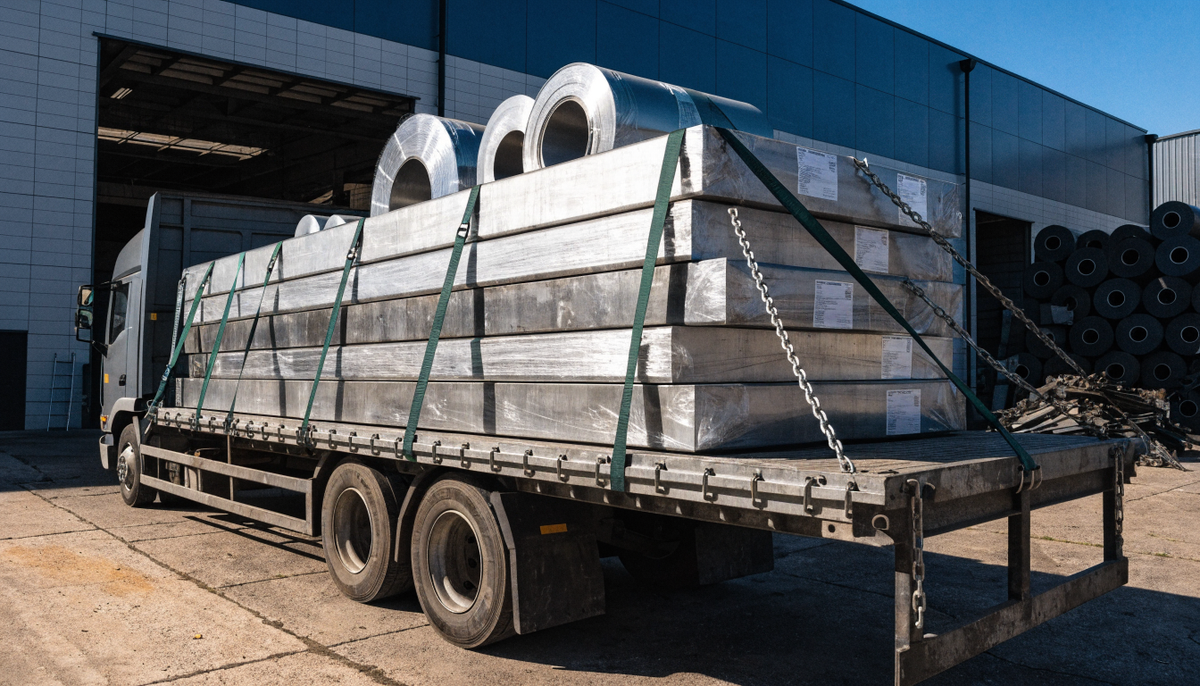 Moving industrial cargo: steel, billets, coils and heavy loads by road