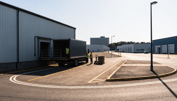Warehouse delivery, on schedule